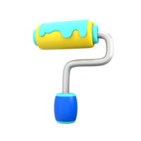 Paint Roller 3D Icon png