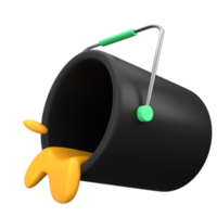 Paint Bucket 3D Icon png
