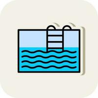 Swimming pool Vector Icon Design