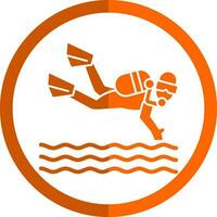 Scuba dive Vector Icon Design