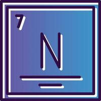 Nitrogen Vector Icon Design