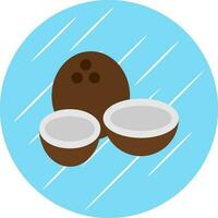 Coconuts Vector Icon Design