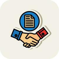 Dealing Vector Icon Design