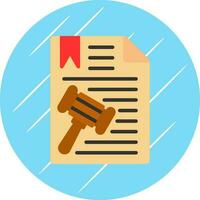 diseño de icono de vector de documento legal