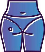 Buttocks Vector Icon Design