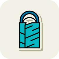 Sleeping bag Vector Icon Design