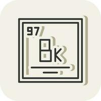 Berkelium Vector Icon Design