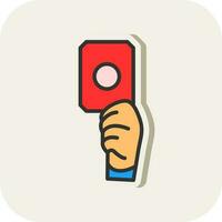 Red card Vector Icon Design