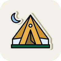 Tent Vector Icon Design