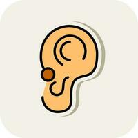 Ear Vector Icon Design