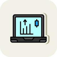 Stock market Vector Icon Design