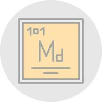 Mendelevium Vector Icon Design