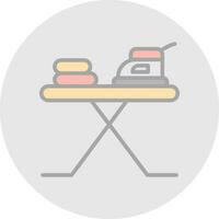 Iron board Vector Icon Design