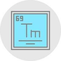 Thulium Vector Icon Design