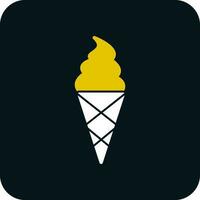 Ice cream cone Vector Icon Design