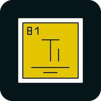 Thallium Vector Icon Design