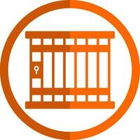 diseño de icono de vector de prisión