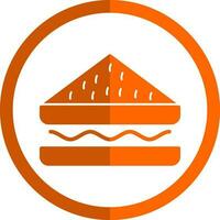 diseño de icono de vector de sándwich