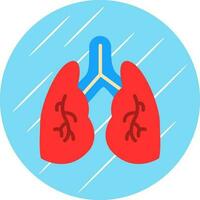 Lungs Vector Icon Design