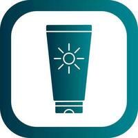 Sun cream Vector Icon Design