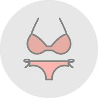 Bikini Vector Icon Design