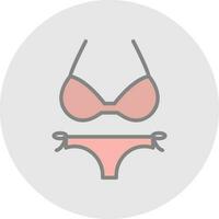 Bikini Vector Icon Design