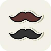 Moustache Vector Icon Design