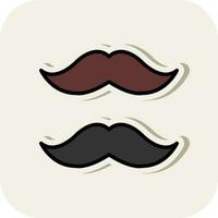 Moustache Vector Icon Design