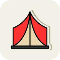 Tent Vector Icon Design