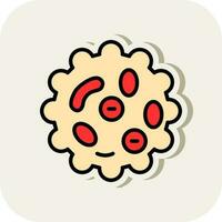 White blood cell Vector Icon Design