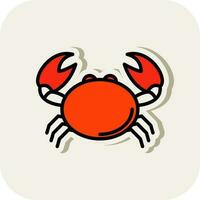 Crab Vector Icon Design