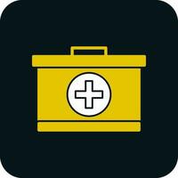 First aid kit Vector Icon Design