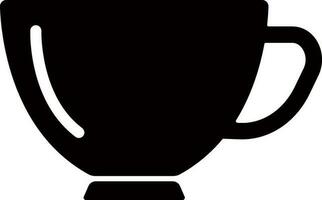 té o café taza símbolo. vector