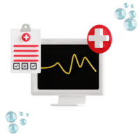 medicinsk Diagram 3d medicinsk och sjukvård ikon png