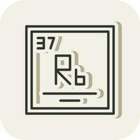 Rubidium Vector Icon Design