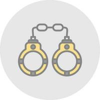 Handcuffs Vector Icon Design