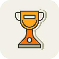 Trophy Vector Icon Design