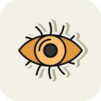 diseño de icono de vector de ojo