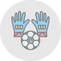 Goalie Vector Icon Design