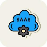 Saas Vector Icon Design