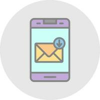 Inbox Vector Icon Design