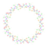 ronde bloemen kader voor uw ontwerp.bloemen kader kransen voor bruiloft uitnodigingen png