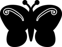 Character of a butterfly. vector