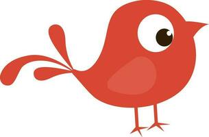 Cartoon character of a bird. vector