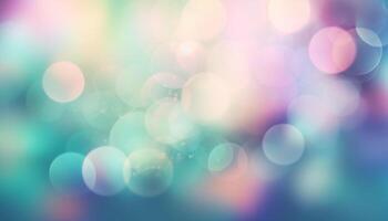 A brightly lit abstract circle pattern, glowing with multi colored light generated by AI photo