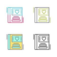 Wedding Album Vector Icon