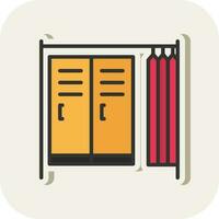 Changing room Vector Icon Design