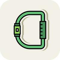 Carabiner Vector Icon Design
