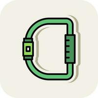 Carabiner Vector Icon Design