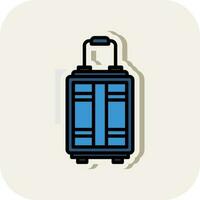 Luggage Vector Icon Design